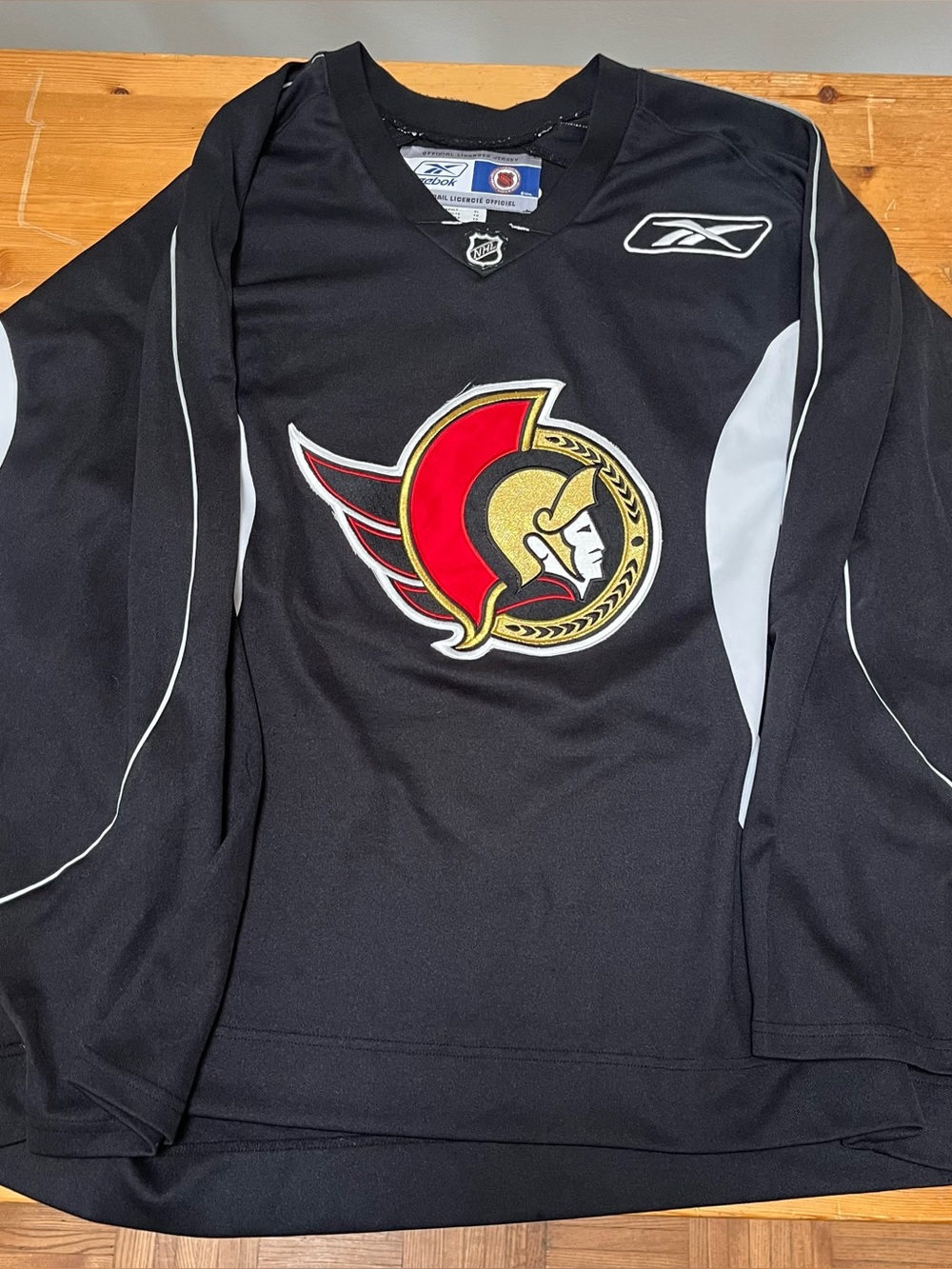 Ottawa Senators Authentic Reebok Practice Jersey